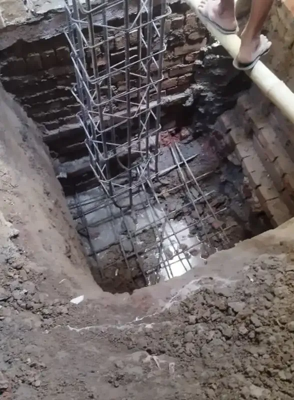 Building Lifting and Pillar Joint